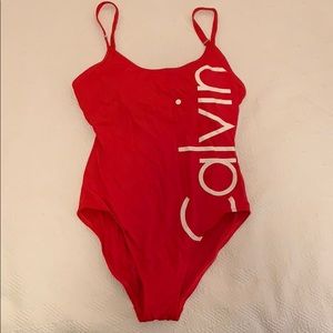 Calvin Klein one piece swim suit!